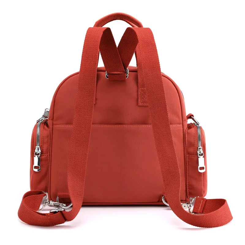 Woman Handbags 2023 New Candy Color Casual Shoulder Bags Concealed USB Charging Women Messenger Bags Multifunction Back Pack