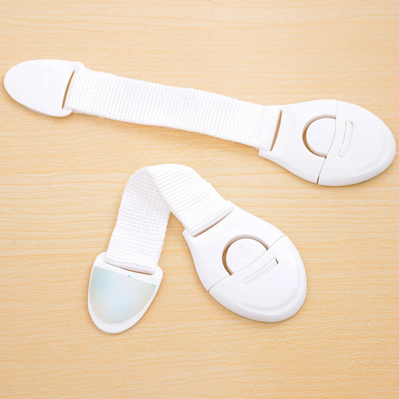 2pcs Child Lock Safety Drawer Lock Children Infant Baby Ribbon Cloth Wardrobe Lock Kids Safety Fingers Cabinet Locks & Straps