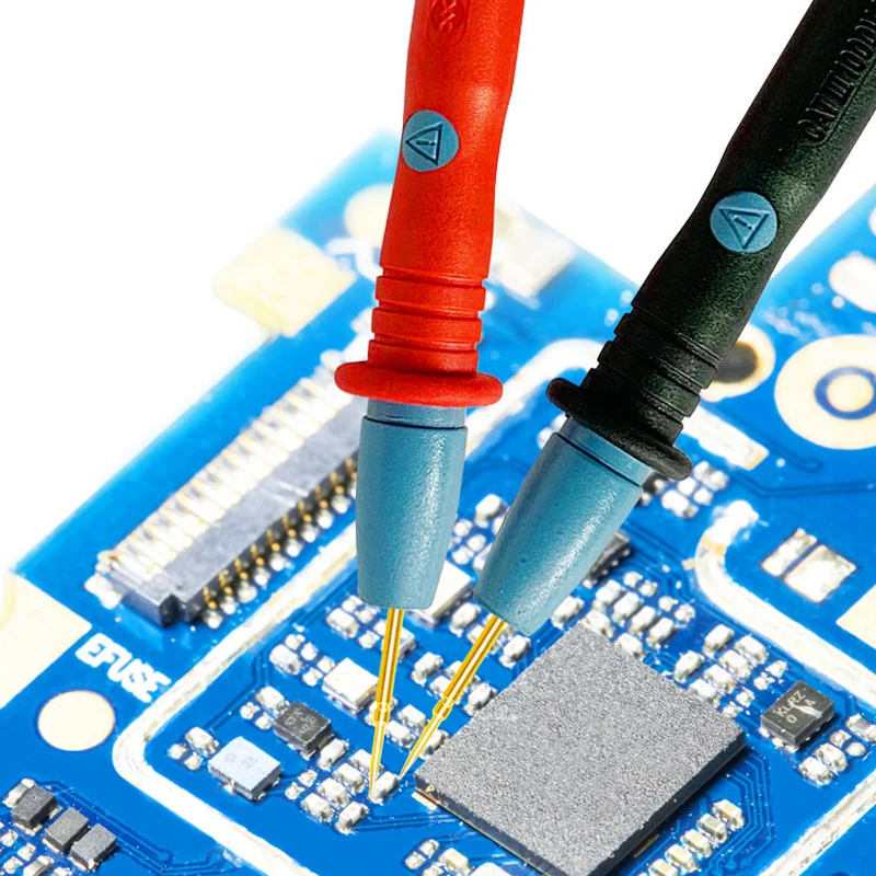 Senar Pena Multimeter Jarum Emas Baja Tahan Karat Universal SS-024A untuk Alat Perbaikan Pengukuran Ujung Kawat Tester Multi Meter