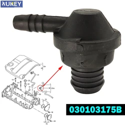 Manguera de ventilación de motor, válvula unidireccional para AUDI A1, A3, S3, 8P, VW, Beetle, Caddy, 2k, Golf ESTATE, Jetta, Polo, 9N, 6R, 6C, EOS, Touran, 030103175B