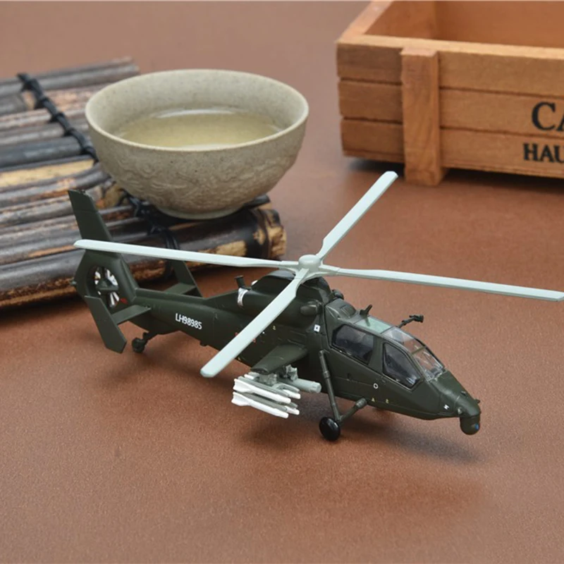 Jason TUTU Airplane Model Aircraft Chinese armed helicopter Z-19 fighter Alloy metal diecast 1:100 scale Planes Dropshipping