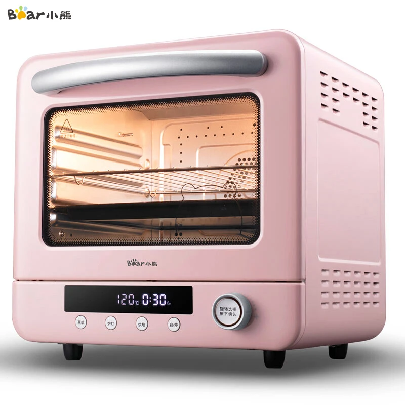 Household 20L Electric Oven for Bread Mini Oven Toaster Cyclone Steam Electric Oven Pizza Multifunction Breakfast Machine 220V