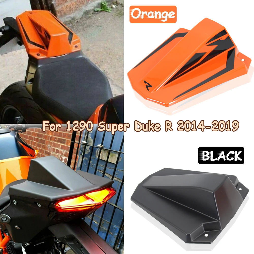 

Motorcycle Accessories Rear Seat Cover Cowl Fairing Pillion For 1290 Super Duke R 2020 2021 Orange Black