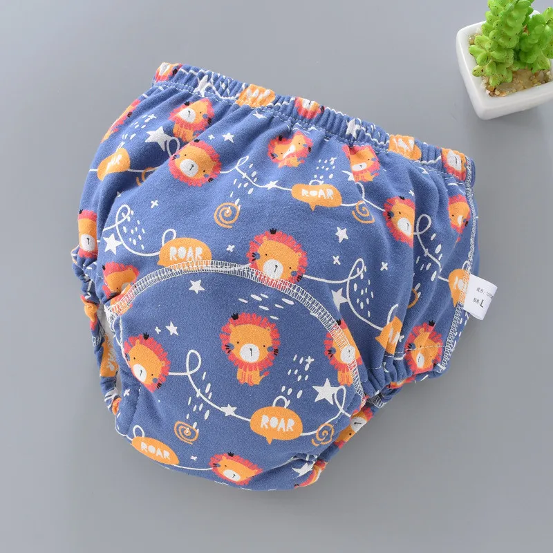 Baby Herbruikbare Wasbare Luier Broek Baby Zindelijkheidstraining Doek Pocket Luier Slipje Luiers 6 Lagen Cover Wrap Suits Meisjes Jongens