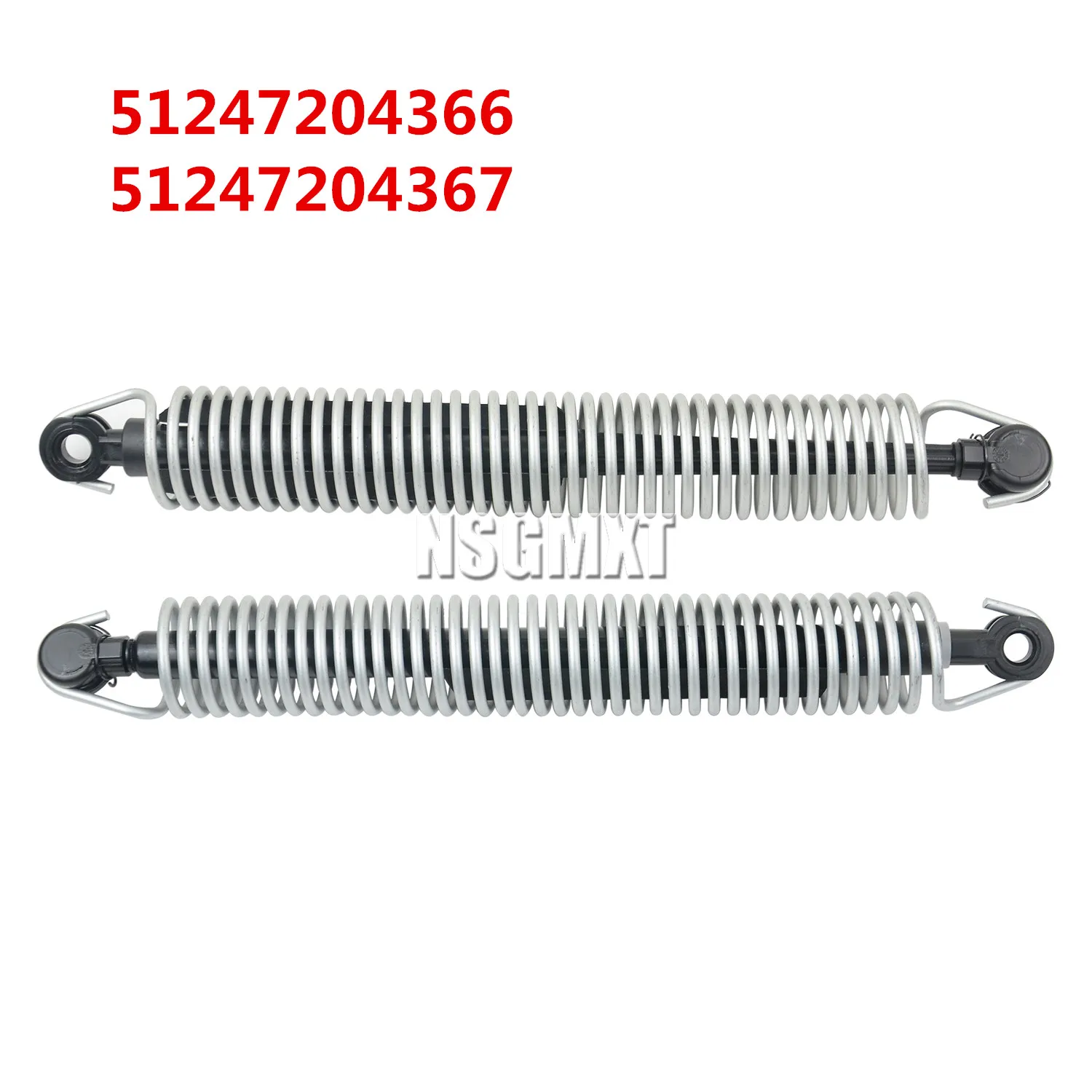 AP03 2PCS Rear Left+Right Trunk Lid Return Spring Set of  For BMW F10 520i 528i 535i 525d 535d 51247204366 51247204367