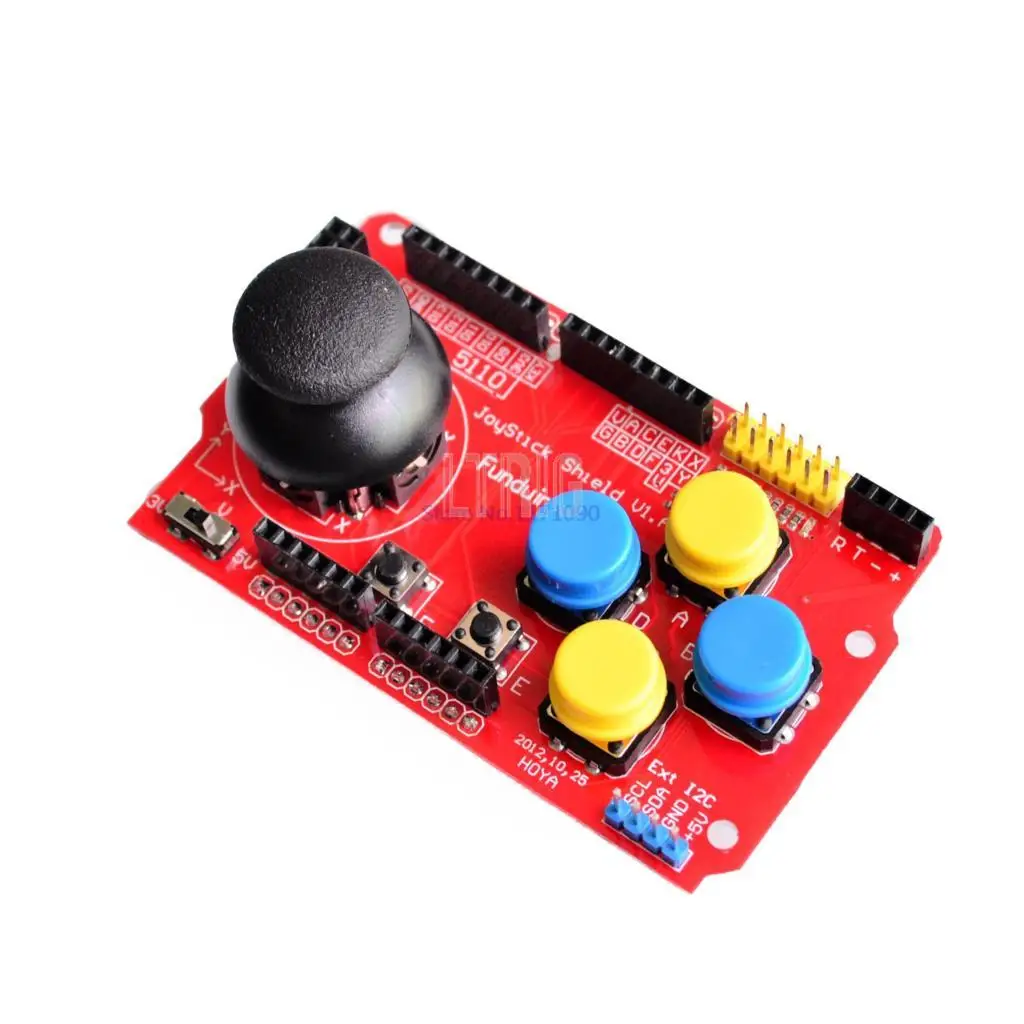 LTRIG custom 1Pcs Joystick Shield for Arduino Expansion Board Analog Keyboard and Mouse Function