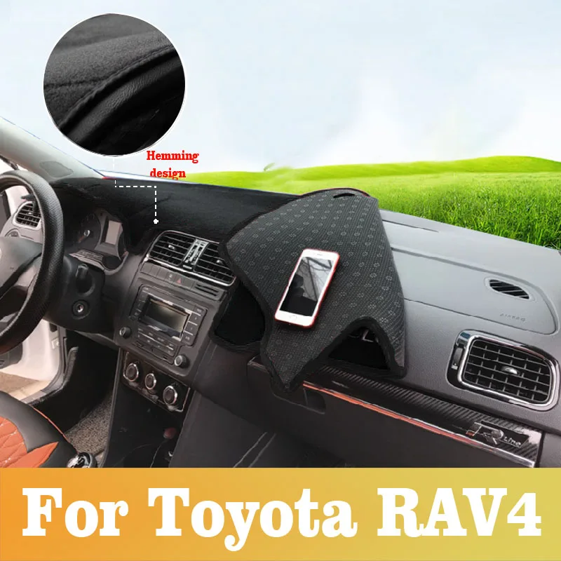 Car Dashboard Mat Sun Shade Instrument Desk Cover Accessories For Toyota RAV4 XA50 2019 2020 2021 2022 2023 2024 RAV 4 Hybrid