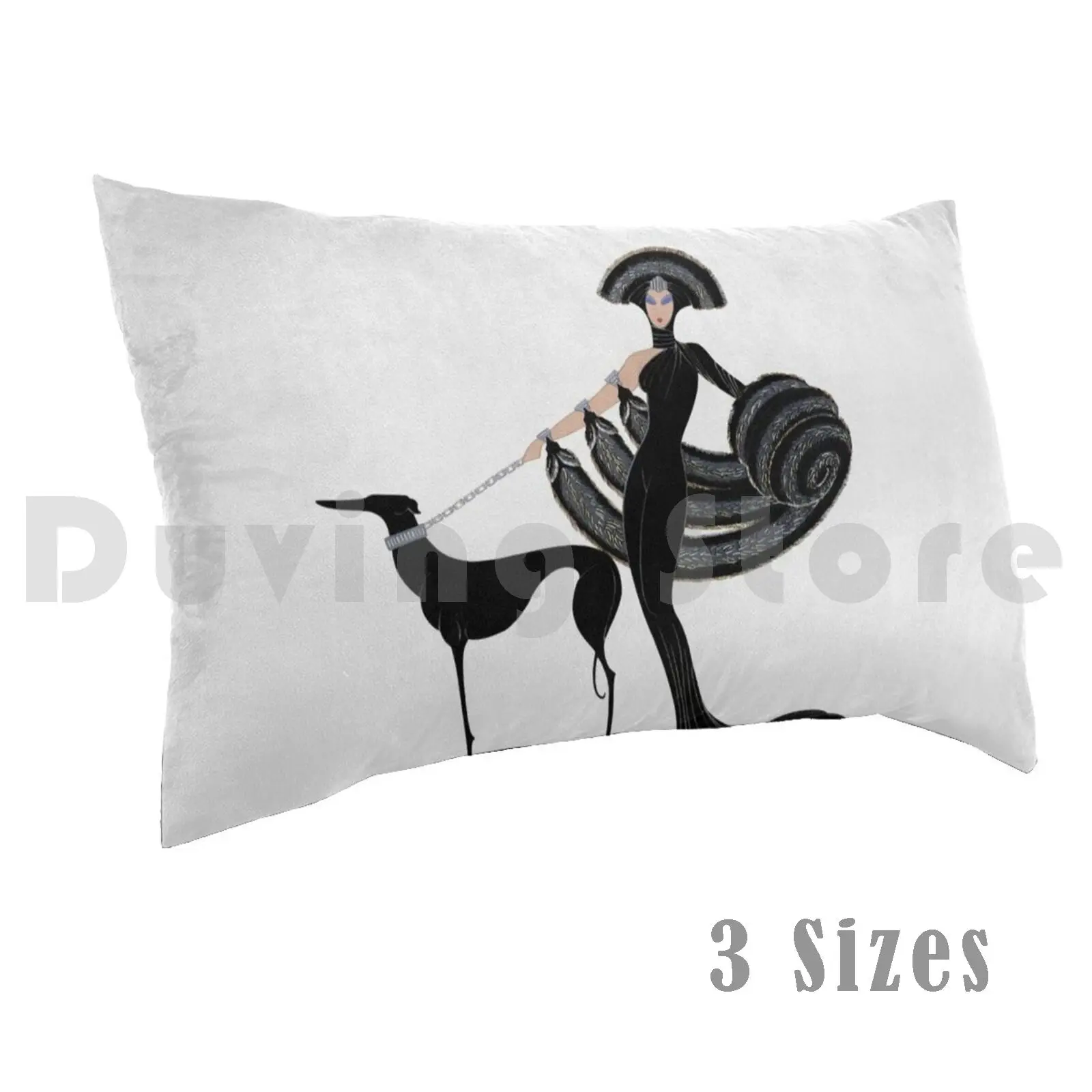 

Арт-деко Эра Haute Couture Модная иллюстрация наволочка с принтом 50x75 Модная женская Haute Couture