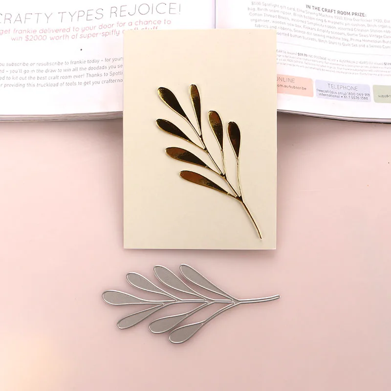 DUOFEN METAL CUTTING DIES tree branches leaves N stencil DIY Scrapbook Paper Album 2020 new