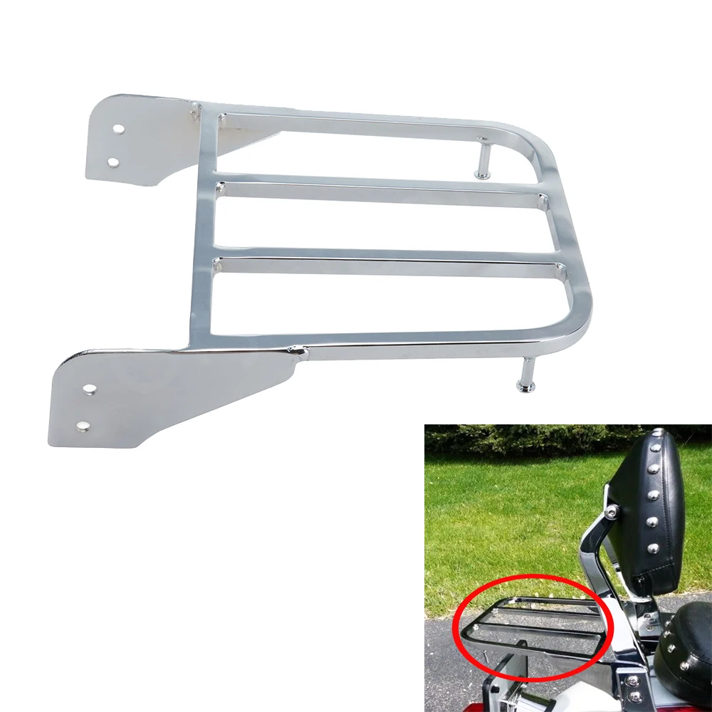 

Motorcycle Rear Sissy Bar Luggage Rack For Suzuki Intruder Volusia 800 VL800 2001-2011 2002 2003 2004 2005 2006 2007 08 09 2010