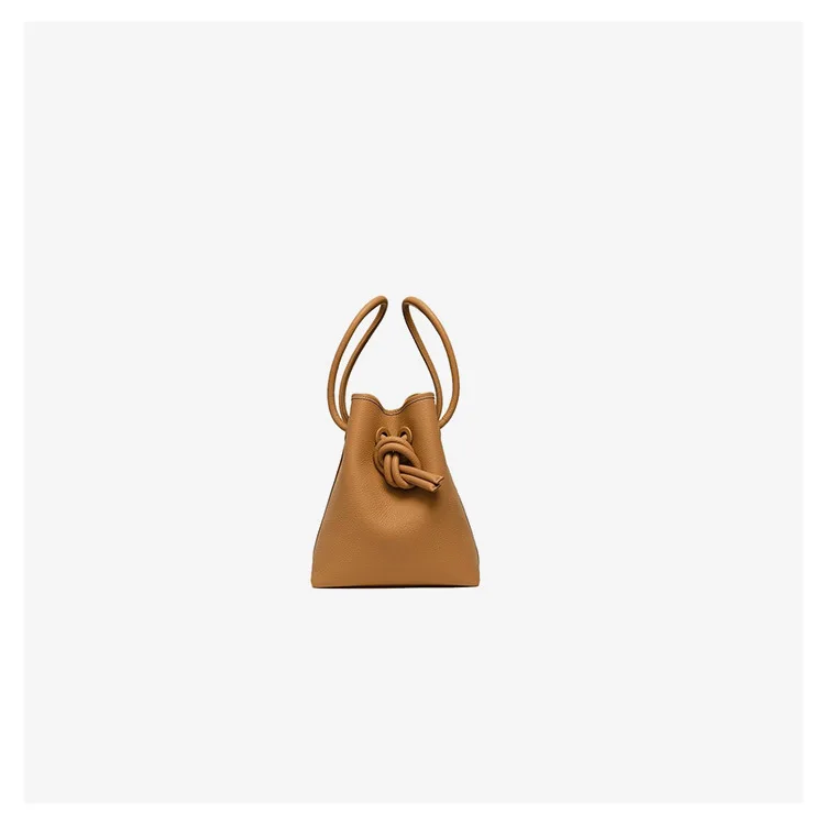 2020 new fashion women cow leather aoft bucket bag OL small totes