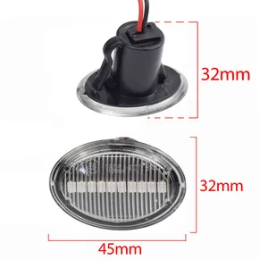 2 PCs Auto Seitenlichter Lichter zurück zu fiat 500 500c 500L Dynamische LED -T10 -Lampen für Abarth 500 595 695 Auto Stoßstange Auto Licht 10 Hauptverkauf Fiat Light 500 - №4