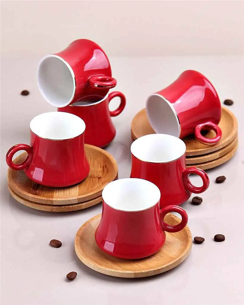 

DOLBOVI Bambum Harem 6 Personality coffee cup Pad Palace Red mug кружка coffee cup cup