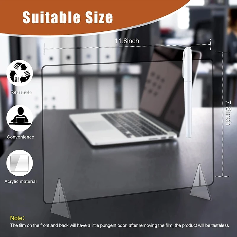 Acrylic Memo Tablet Erasable Board Whiteboard Kitchen Menu Libraries For Doing List For Office Schedules Marker Pen 1set