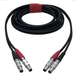 Connettore Twin Cable 2 C5-2 C5 FFA 00S C5 per rilevatore di difetti di equità ad ultrasuoni 3FT ~ 10M