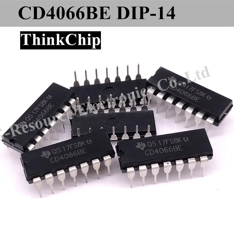 

(10pcs) CD4066BE DIP-14 CD4066 DIP14 4066BE DIP CMOS Quad Bilateral Switch