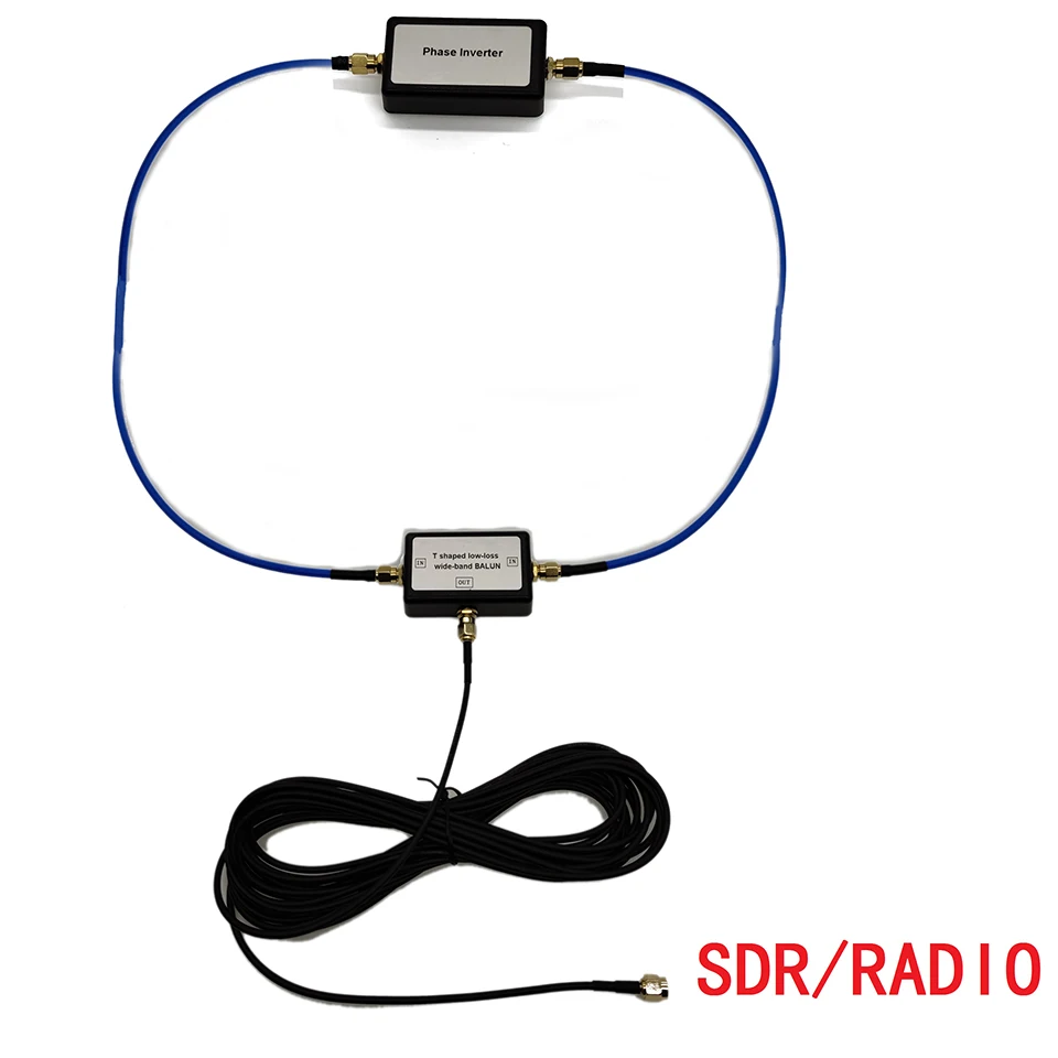 250Mw Youloop Magnetische Antenne Draagbare Passieve Magnetische Lus Antenne Met Lage Verlies Breedband Balun Voor Hf En Vhf