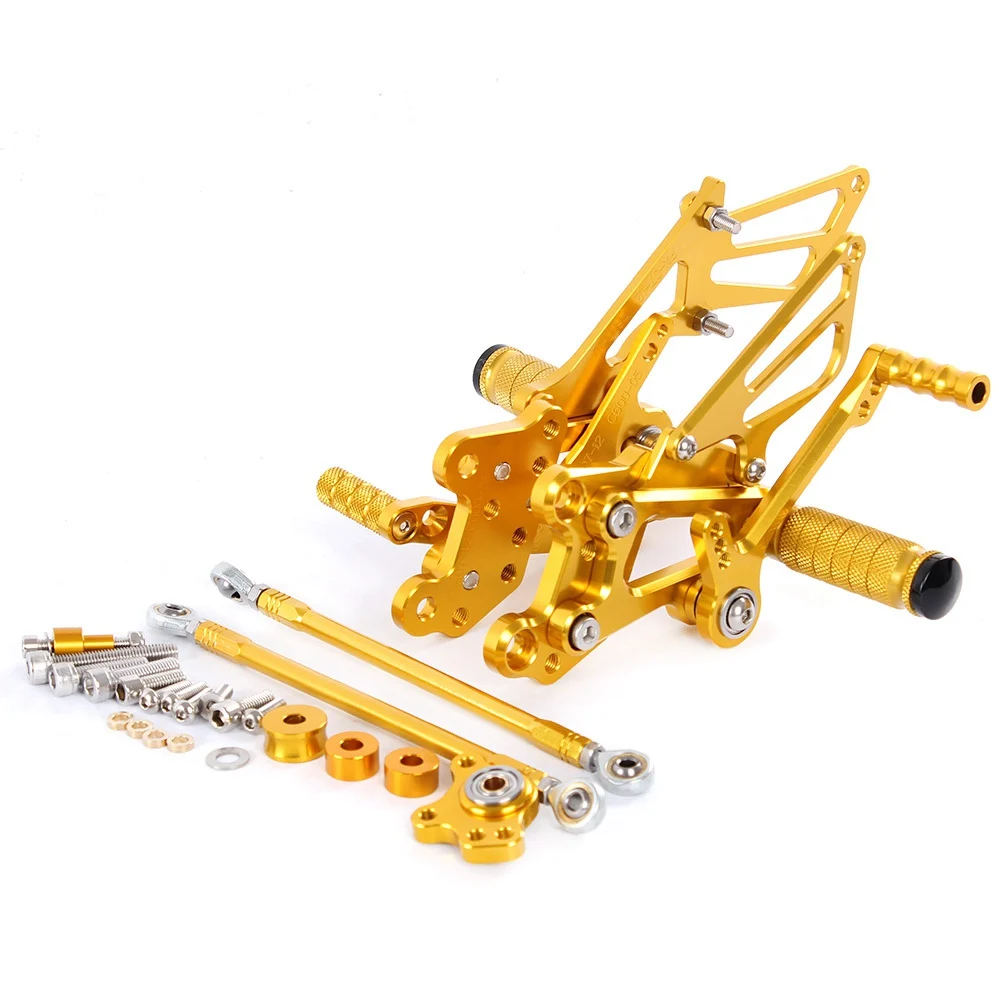 For HONDA CBR1000RR CBR 1000 RR Fireblade 2004 2005 2006 2007 Motorcycle Adjustable Rearset Rear Set Foot Pegs Pedals Footrest