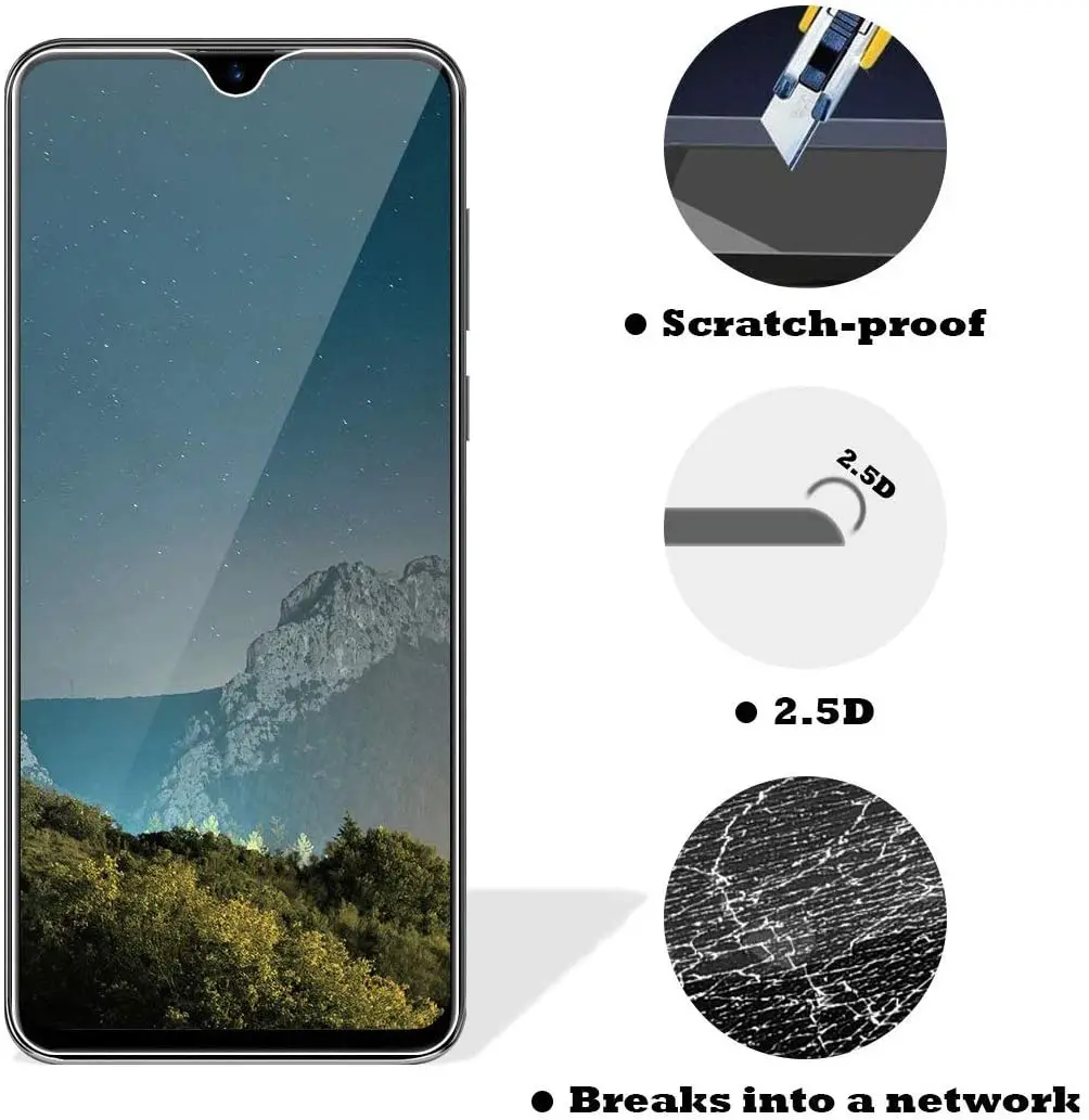 Tempered Glass For Cubot X20 Pro Smartphone Screen Protector For Cubot X20 Explosion Proof Guard Saver 5.99''