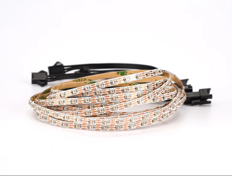 WS2812 flexibleLED Strip Board Chip 5V z 2020 LED RGB IC wbudowany 60/90/120 led/pixels/m dla Whoop FPV Racing 4mm szerokość