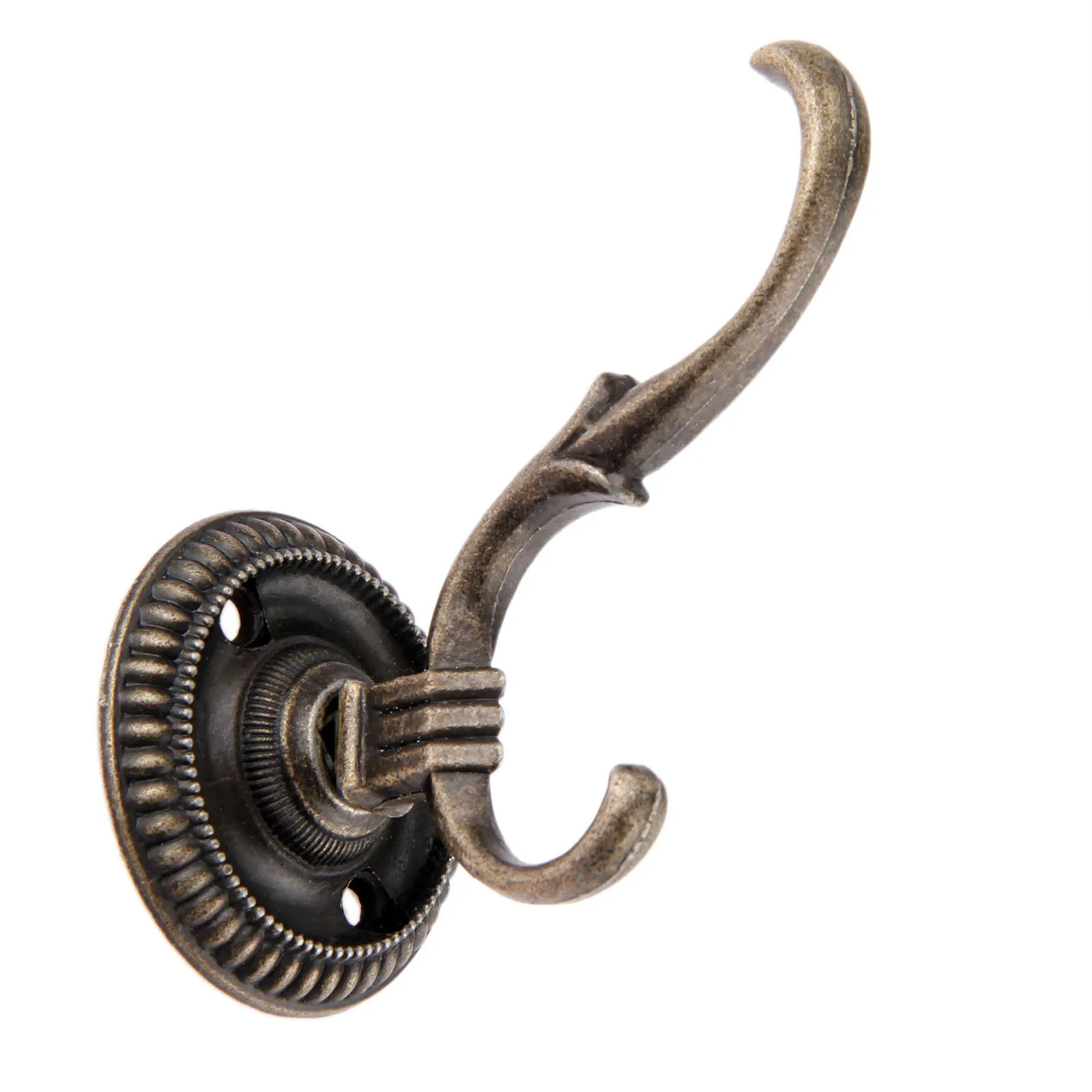 Antigos ganchos de porta do vintage parede cabide chapéus de banheiro saco casaco parede ganchos para caixa de jóias de madeira hardware móveis 75x44mm