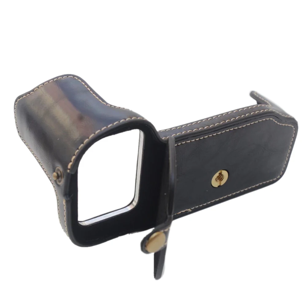 بو الجلود حالة الكاميرا نصف لنيكون 810 800 نصف الجسم حقيبة الكاميرا الساخن