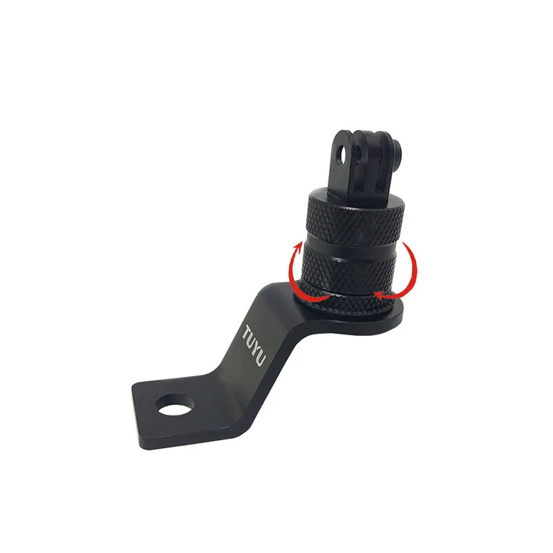 Motorcycle Aluminum 360 Rotate bracket Mount rearview mirror Supporter Ride for Gopro Hero 12 11 10 DJI OSMO Action 4 3 Insta360