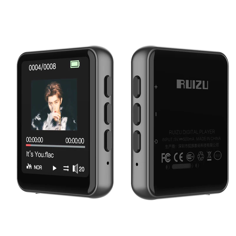 New Arrival Original mini Touch screen Bluetooth MP3 Player Built-in Speaker Support FM,Record,E-Book,video,Clock,Pedometer