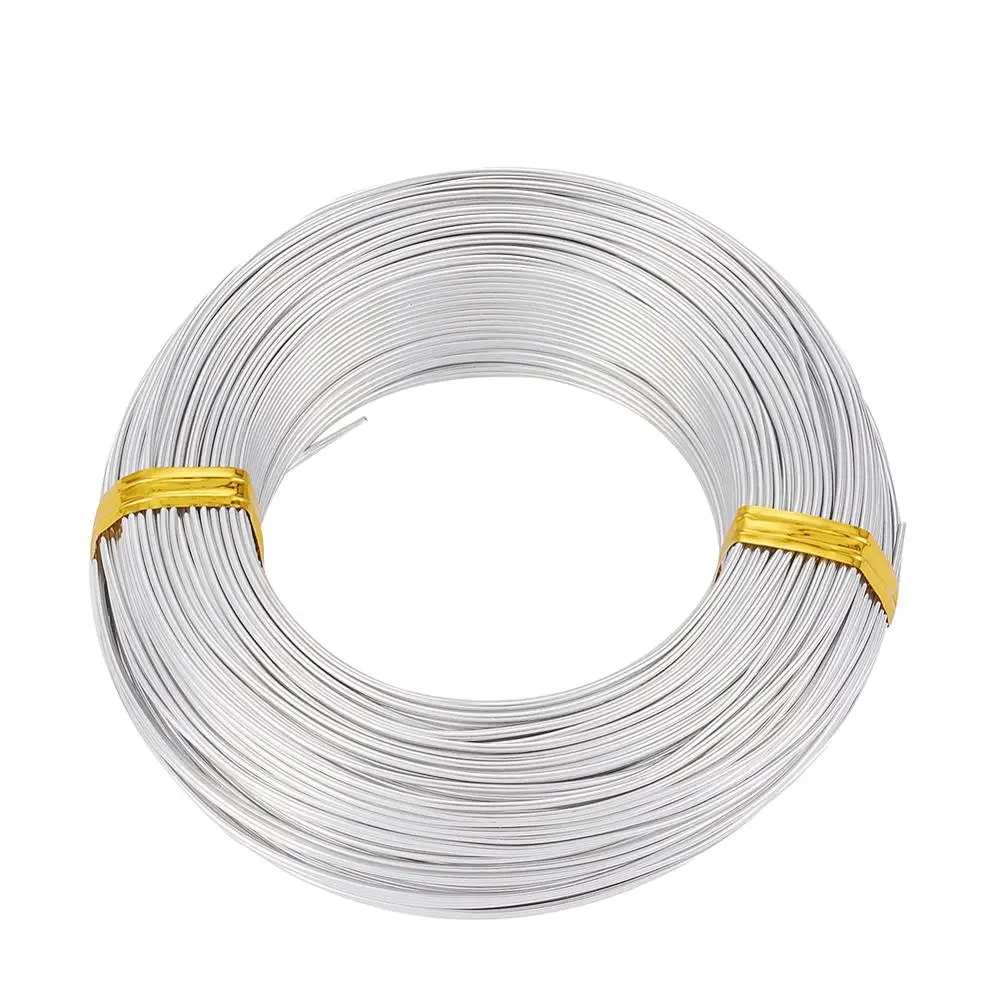 

0.5mm 0.8mm 1mm 1.2mm 1.5mm 2mm 2.5mm 3mm 3.5mm 4mm 5mm 6mm Aluminum Wire for Jewelry Making Bracelet DIY Handwork Beading Wire