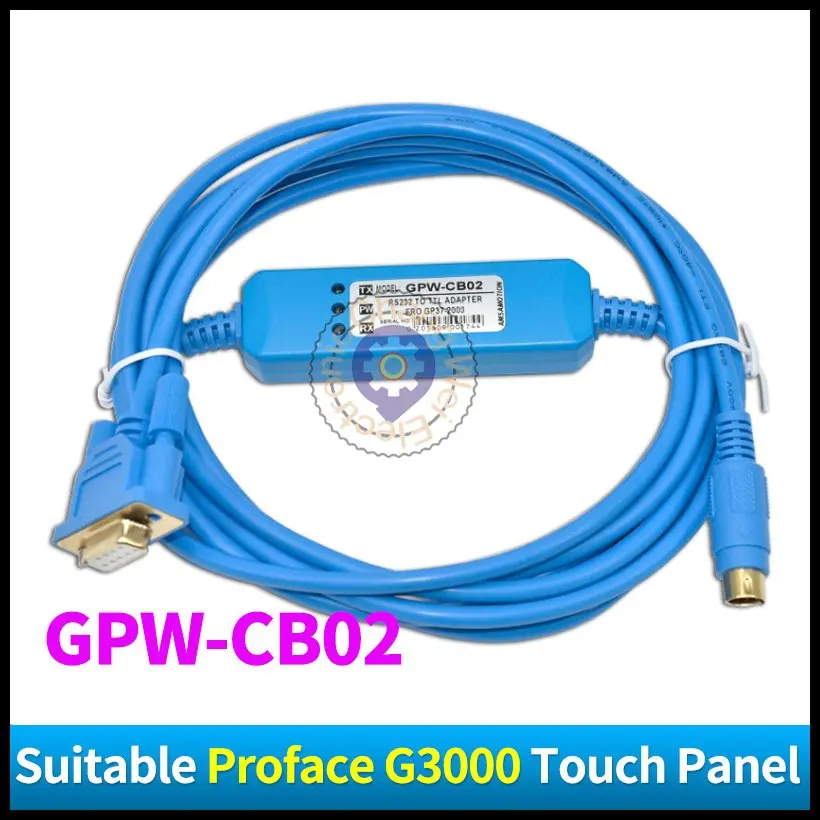 GPW-CB02 CNC kabel komunikacyjny odpowiedni Proface GP3000 poniżej ekranu dotykowego kabel do programowania GPW-CB02 PLC Adapter