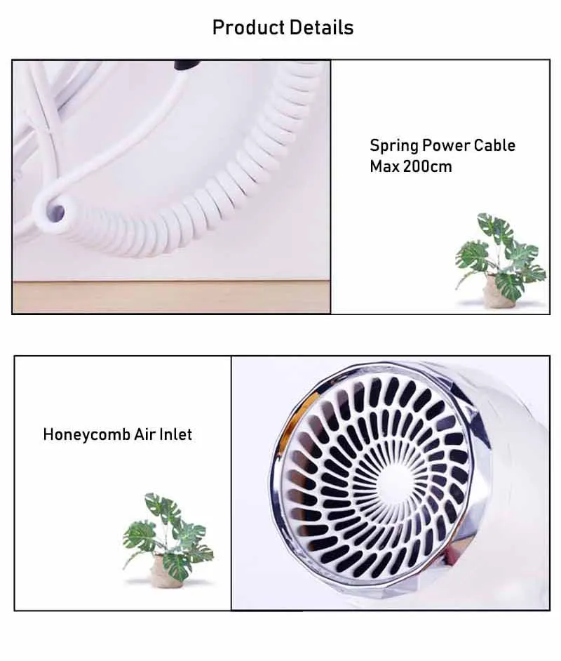 Фен для волос настенный с отрицательными ионами, 1600 Вт, с держателем