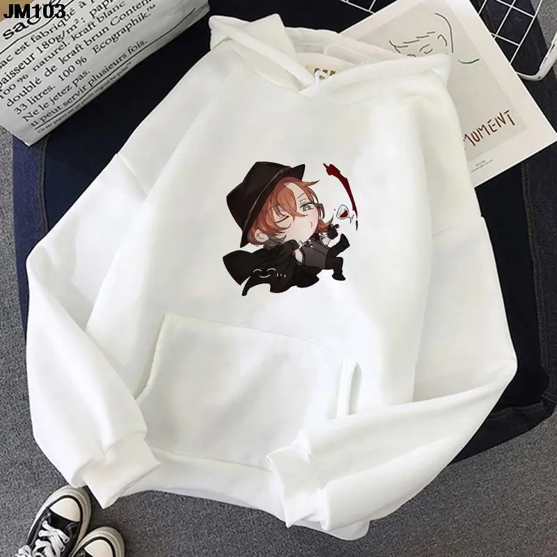 

Harajuku Printed Solid Hoodies Autumn Winter Basic Long Sleeve Loose Pullover Tops Women's Hooded Casual Warm Pocket Sweatshirts