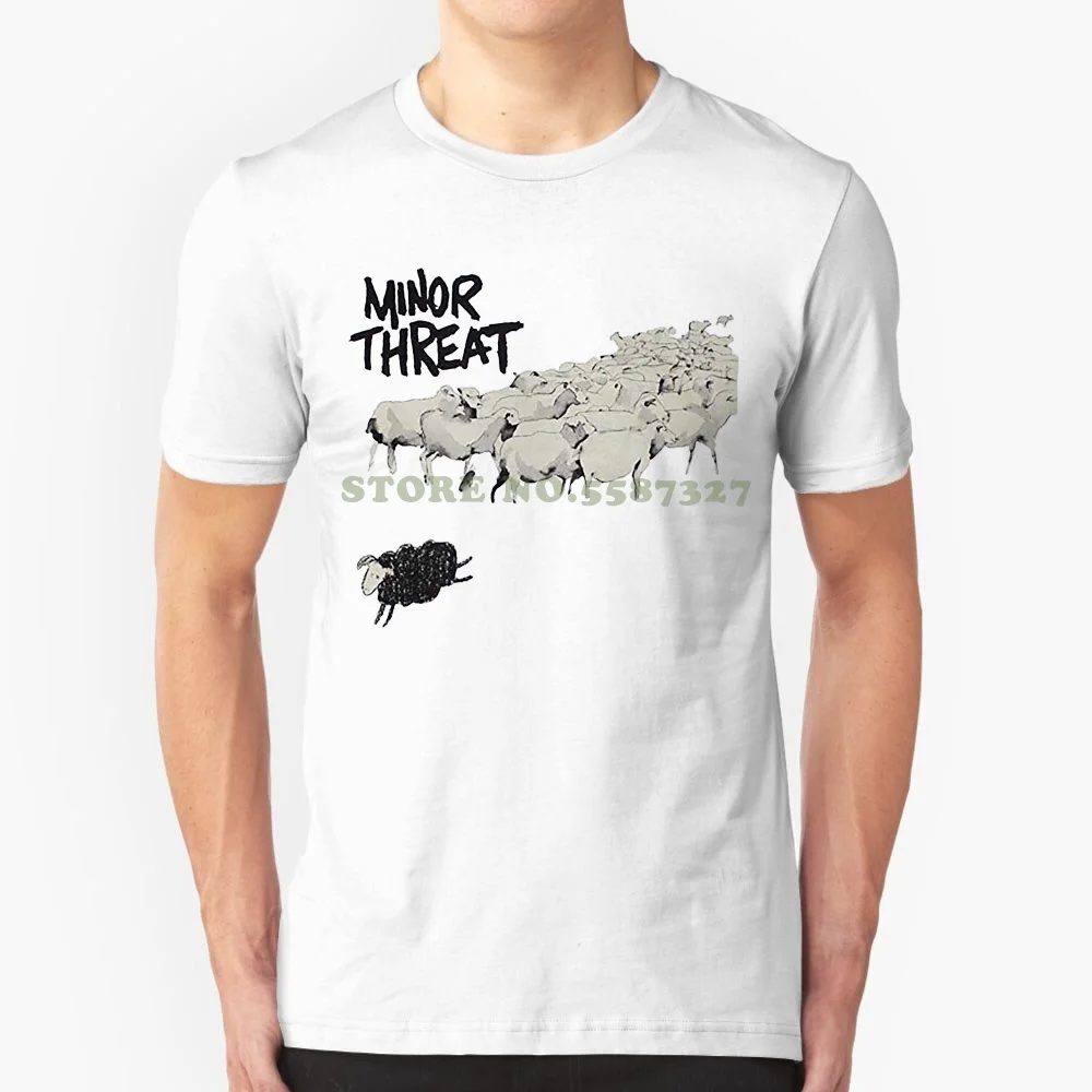 Quality T Shirts Men Printing Short Sleeve O Neck Tshirt Tsurt Minor Threat Out Of Step T Shirt