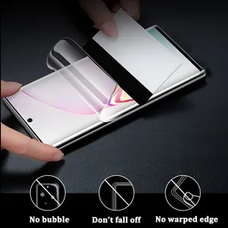 Hydrogel Film on the Screen Protector For Samsung Galaxy S10 S20 S9 S8 S21 Plus Ultra S20 FE 5G Screen Protector For A51 A71