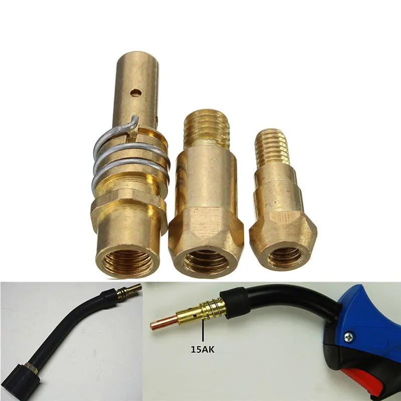 

Golden Welding Weld MIG Gas Nozzle Shroud Replacement Welding Gun Connecting Rod For Welder Machine Torch 36KD