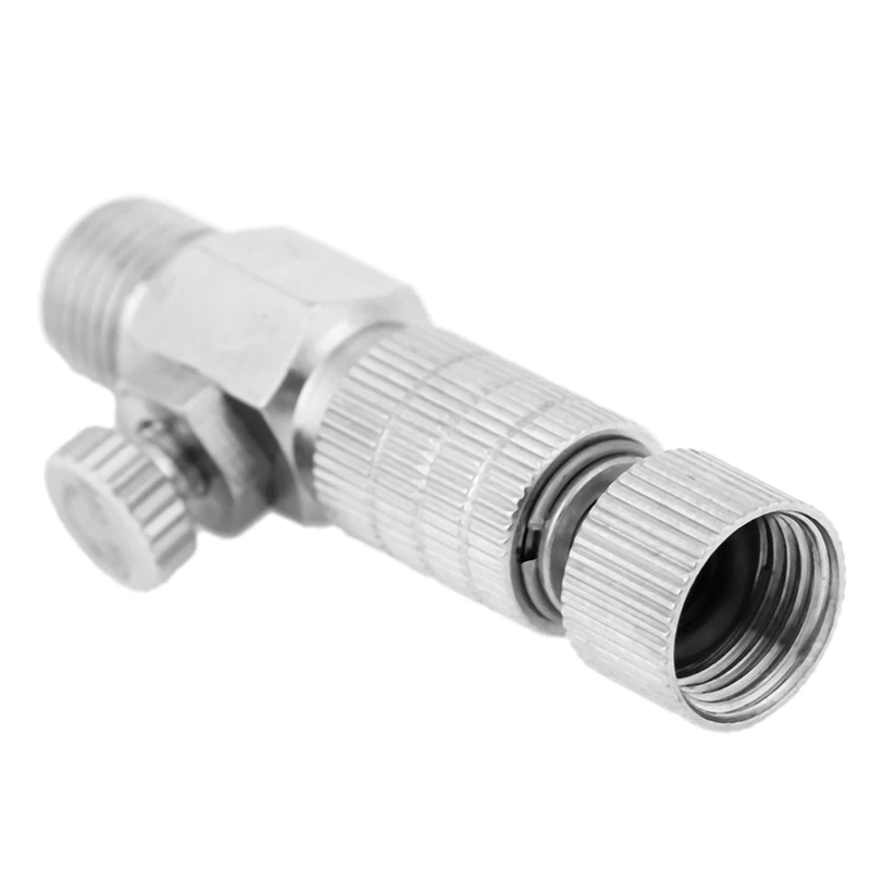 Adattatore di disconnessione ad innesto rapido per aerografo con raccordo a spina da 1/8"