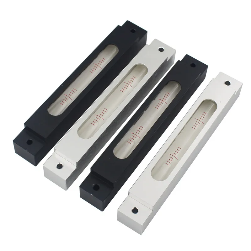 HACCURY Metal Mini Spirit Level Bubble Long Strip Level Ruler Machine Installation Tool 4