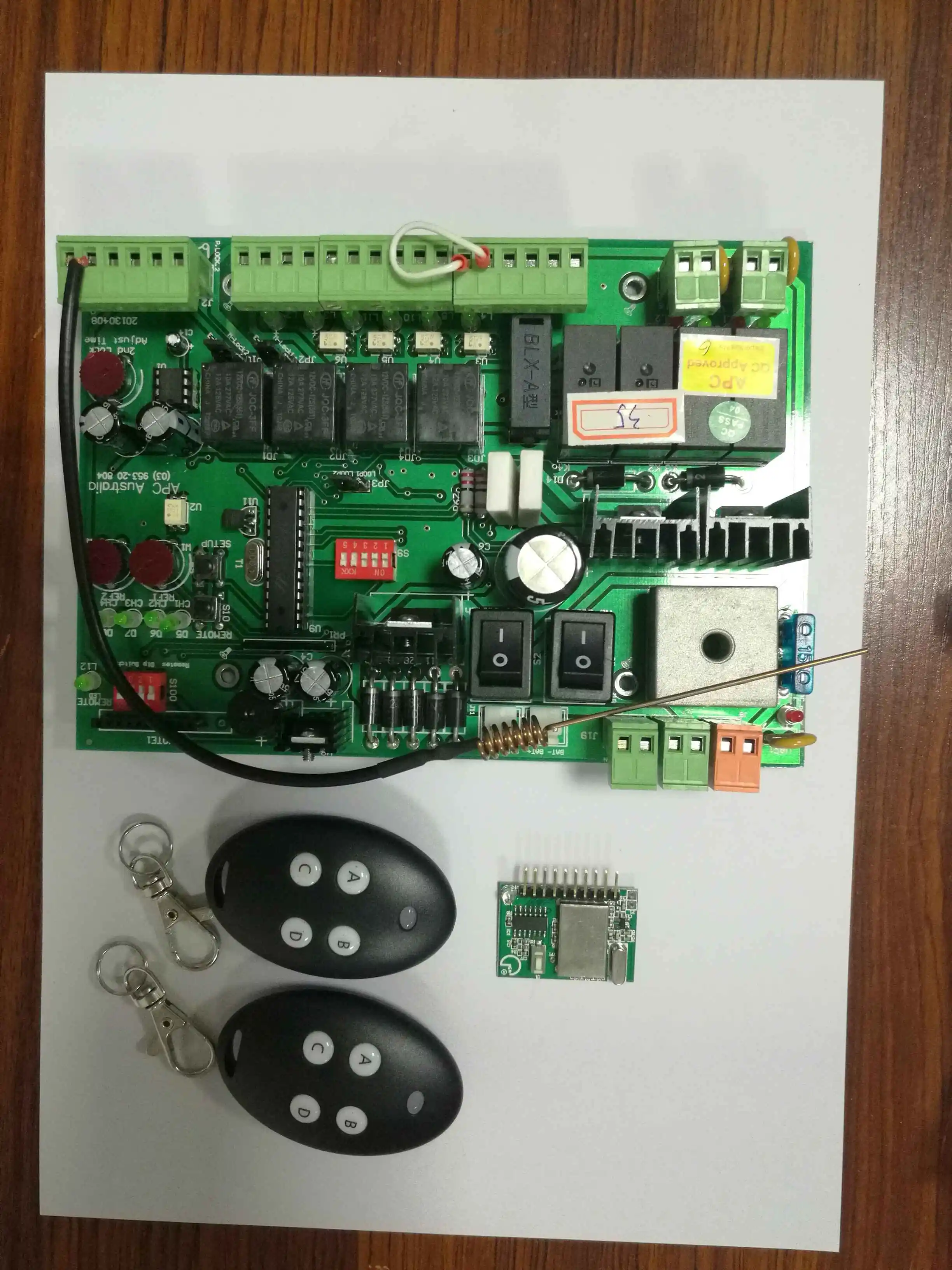 PCB control board Universal  model AC 220V DC24V circuit Board Replacement Control Board for Swing Gate Opener