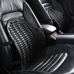 Universal Car Back Support Chair Massage Lumbar Support Waist Cushion Mesh Ventilate Cushion Pad For Car Office Home