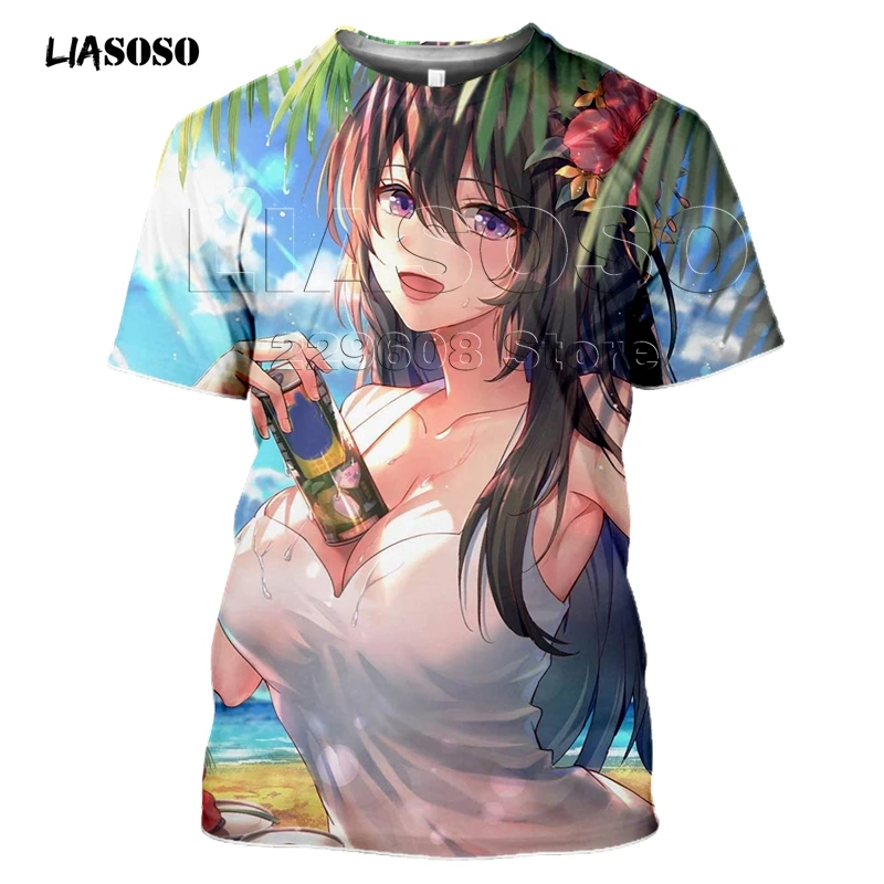 LIASOSO New Anime DARLING in the FRANXX Tees 3D Print t shirt/Hoodie/Sweatshirt Unisex Streetwear Harajuku Tops hoodies