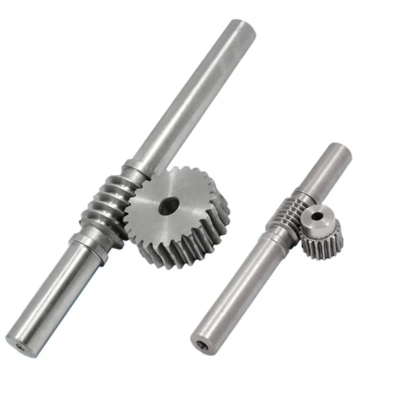 Reducer Worm Gear Rod Large Transmission Ratio 45# Steel Turbine Worm 1M 1.5M 2M 2.5M 3M 4M Module Transmission Parts