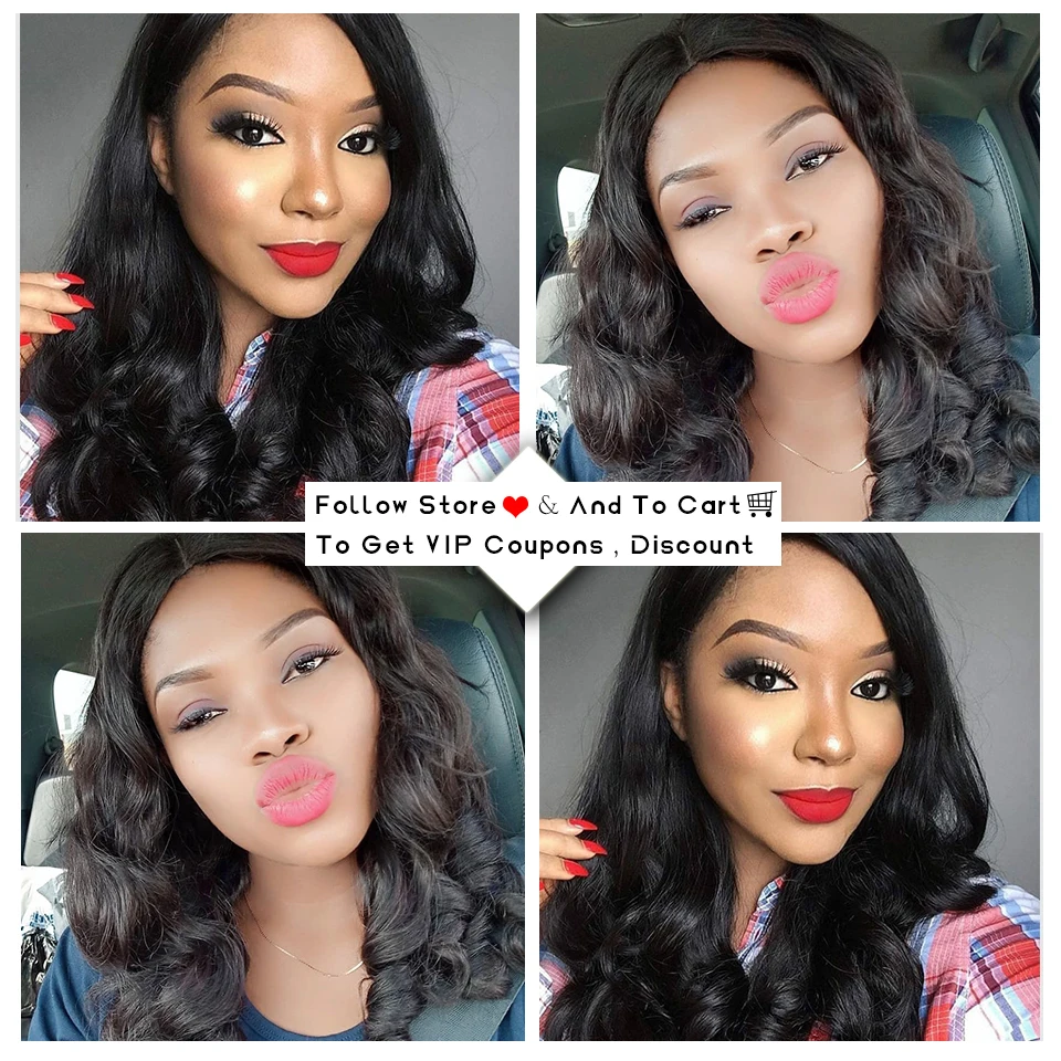 Body Wave 4*4 Lace Closure Wigs Human Hair Brazilian 13x1 Front Lace Wigs Natural Color Lace Closure Wigs For Women Pre Plucked