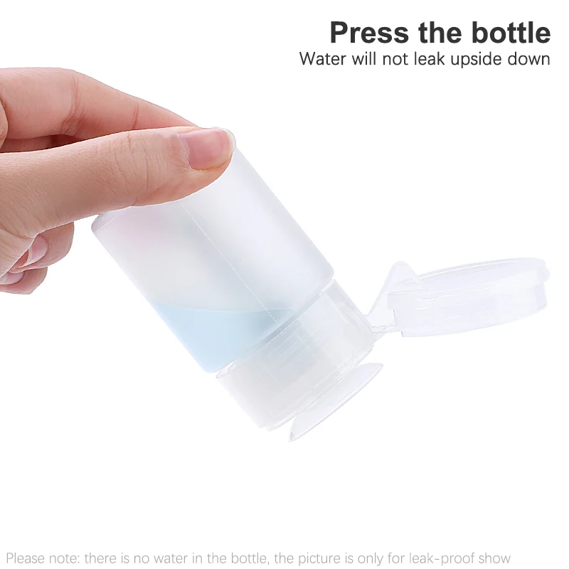 100ml 200ml Press Bottle Transparent Grafting Eyelashes Cleansing Water Remover Glue Beauty Nail Salon Cosmetics Makeup Tools