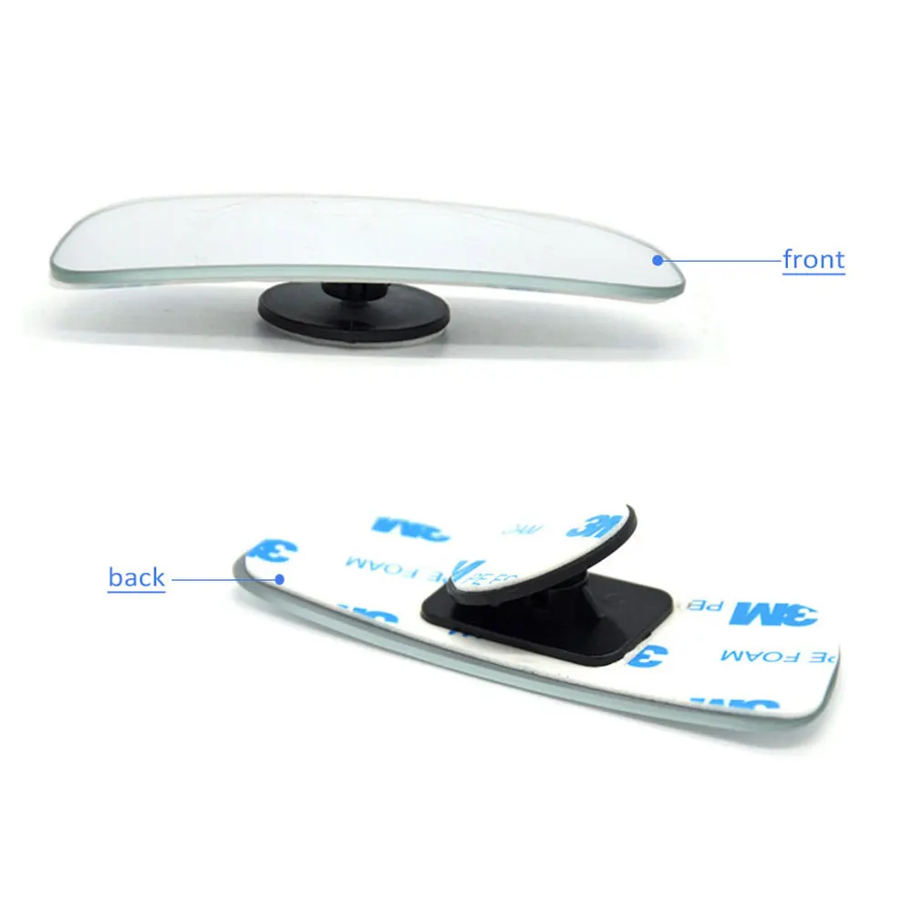 1Pair Blind Spot Mirror - Universal Upgrade HD Glass Frameless Convex Wide Angle Rear View Mirror For All Vehicles Car