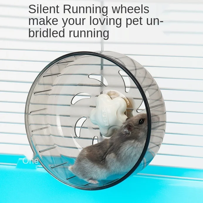 Hamster Wheel Small Animals Running Disc Toys Plastic Jogging Exercise Wheel Roller Silent Sports Wheel Cage Accessories ZA829