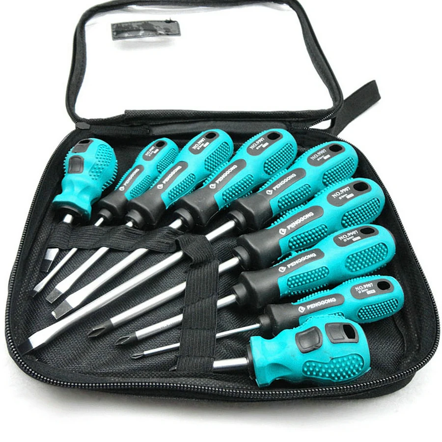 9 in 1 Screwdriver Bit Set Magnetic Phillips Slotted Electronic Repair Tools