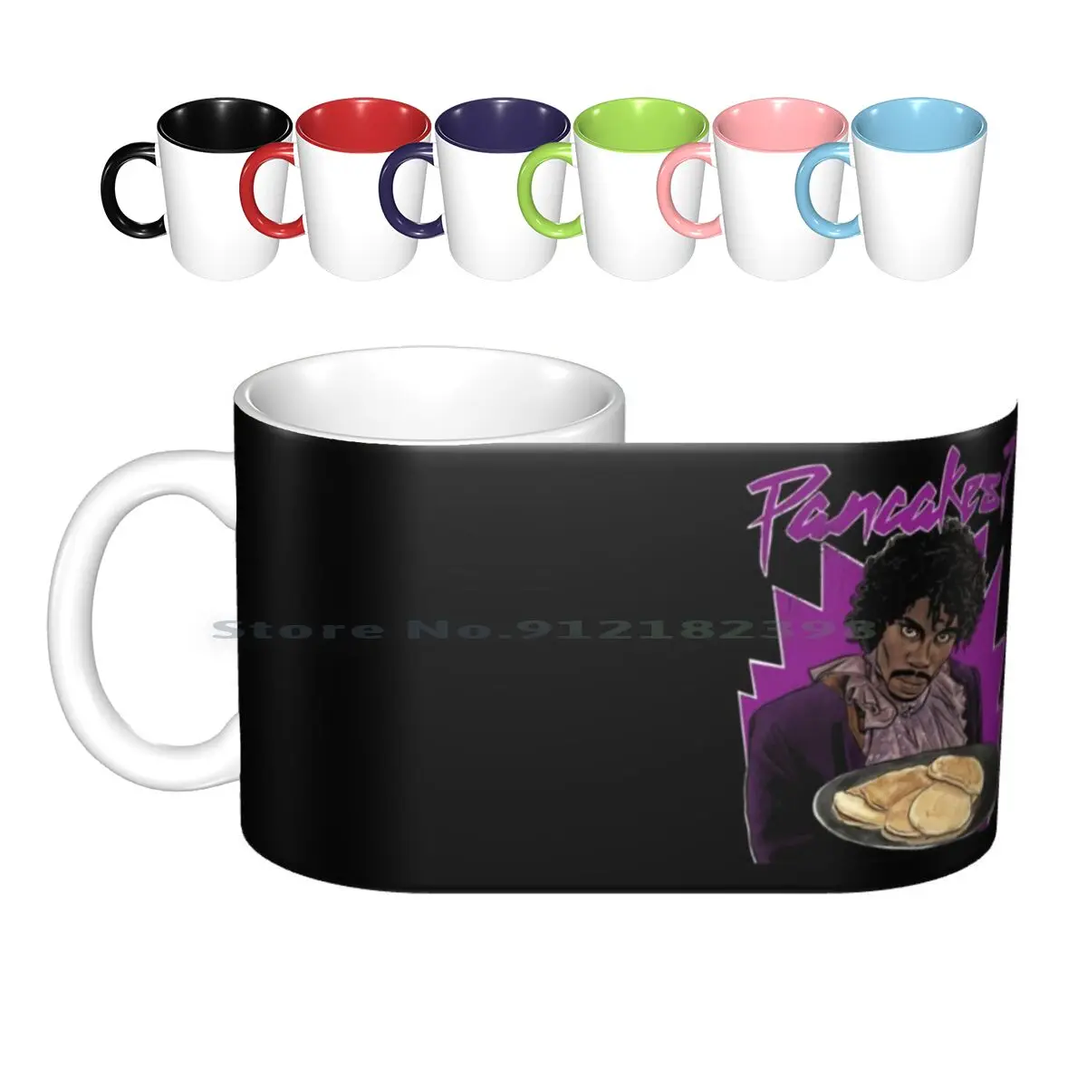 Pancakes ? Ceramic Mugs Coffee Cups Milk Tea Mug Dave Chappelle Show Comedy Sketch Prince Pancakes Charlie Murphy Comic Cartoon