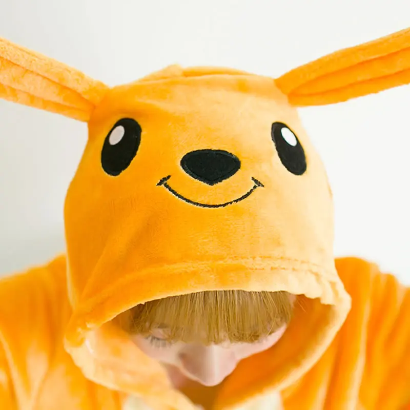 Hksng Volwassen Kigurumi Panda Eenhoorn Kangoeroe Onesie Flanel Animal Jumpsuit Kat Seal Pyjama Overalls Familie Party Outfit