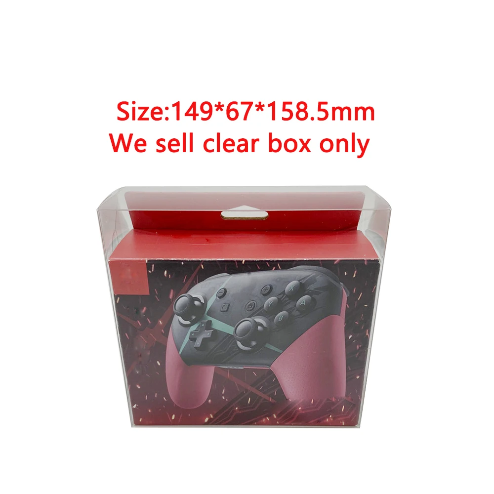 Caja protectora PET de alta calidad para SWITCH NS game controller, caja de exhibición de colección transparente de plástico