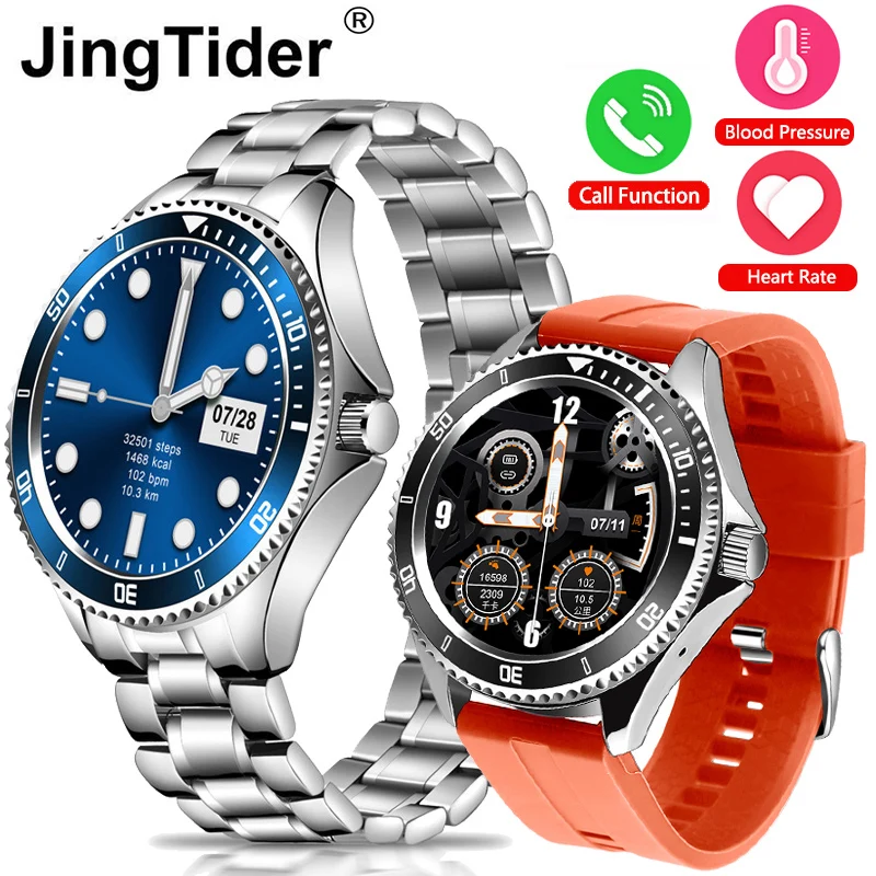 JingTider Z69 Men Women Smart Watch Bussiness Classic Sport Watch Fitness Bluetooth Call Music Smartwatch 1.28